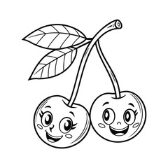 Happy Cherries Sharing Sweet Smiles