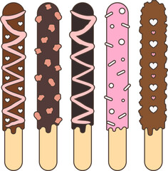 예쁜 빼빼로 세트