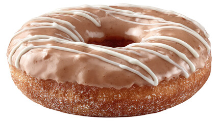 Iced Donut with Drizzle Topping