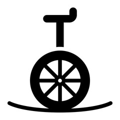 monocycle glyph icon © afif