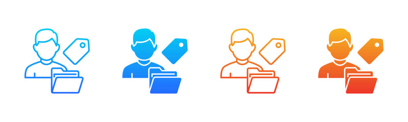 Client Tagging Consistent and versatile vector icons multiple style