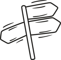 Hand Drawn Doodle Travel Element