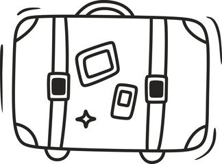 Hand Drawn Doodle Travel Element