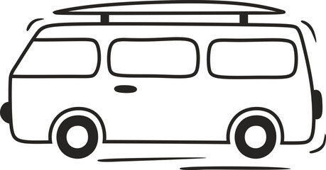 Hand Drawn Doodle Travel Element
