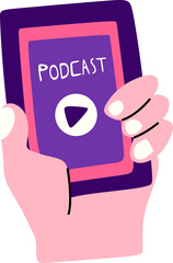 Podcast Sticker Element