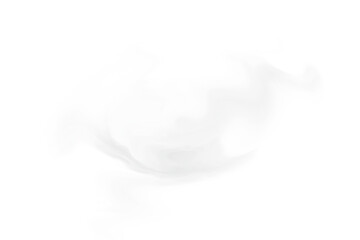 煙のような流動性のあるぼかし　灰色 