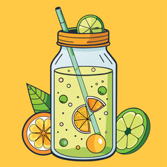 fruit infused detox water with cucumber  lemon  or.eps