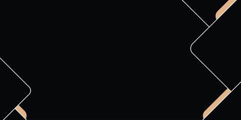 Simple Object Black Design Background