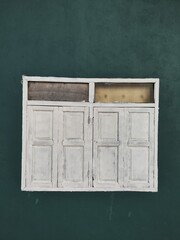 old wall with window