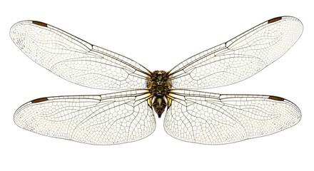 Exquisite dragonfly with delicate wings showcasing nature's intricate patterns, perfect for science, education, or elegant design projects needing natural beauty