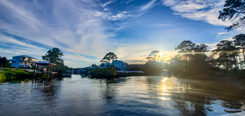 July in Orange Beach, Alabama - Sunset