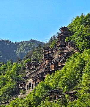 Wangxian Valley, a village with a history of more than a thousand years, is located in Shangrao City, Jiangxi Province.It is an AAAA-class tourist attraction in China.