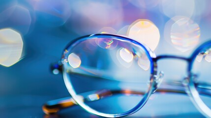 Fashion Eyewear Collection: Sunglasses, Eyeglasses & Optical Specs&mdash;Black/White/Blue Frames, Plastic Lenses & 3D Isolated Designs for Summer