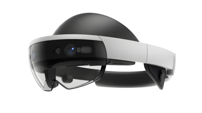 Futuristic mixed reality headset enabling immersive digital experiences for professionals and innovators