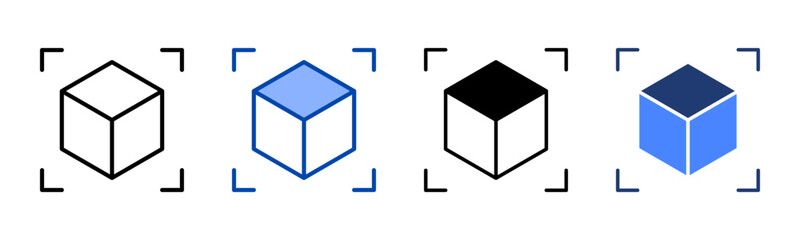 Layout Design icon set multiple style collection