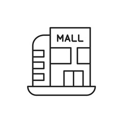 Mall Icon, Retail Complex Storefront Branding.