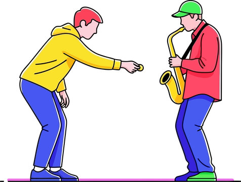 melodys reward street performers art inspires generous gesture