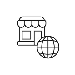 Global Icon, Worldwide Storefront SaaS Dashboard.