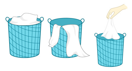 Laundry Basket, Home Organization for Dirty Clothes