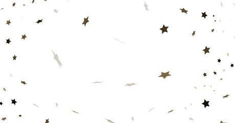 Falling Stars White Background