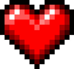 pixel heart pixel art