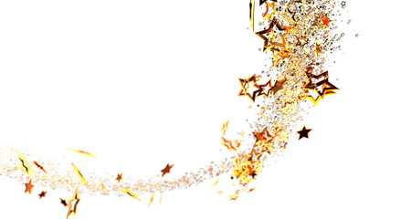 Beautiful abstract illustration of a star burst on a white background. Perfect for festive, celebratory, and holiday design concepts, and social