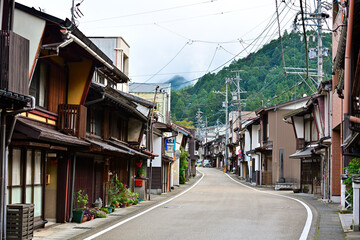 郡上八幡　立町通の町並み