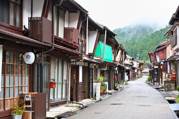 郡上八幡　中柳町の町並み