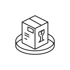 Fragile Icon, Package Safety UI for Business Teams.