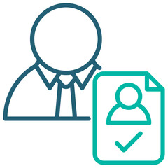 Authenticator Outline Blue Icon