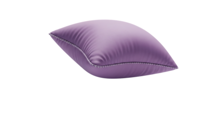 Elegant lavender pillow with delicate stitching adds a touch of modern comfort to any living space or bedroom decor idea