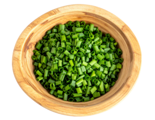 Whirling Chives Splash – Gourmet Cooking Concept PNG
