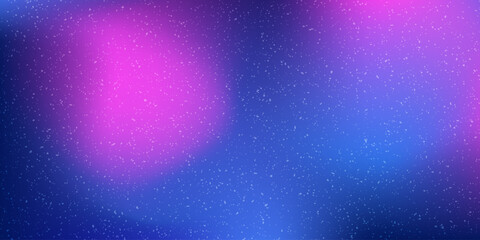 Glowing blue and pink abstract color gradient banner poster cover design, dark blured texture, copy space