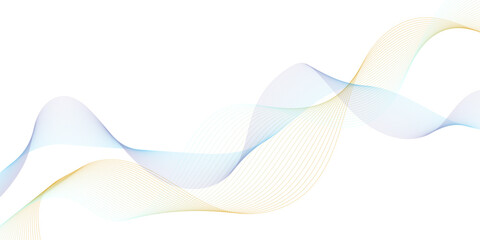 abstract blue wave background pink ribbon isolated on white