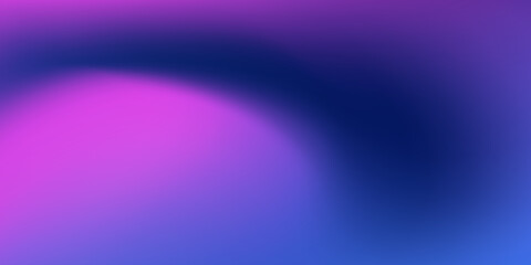 Glowing blue and pink abstract color gradient banner poster cover design, dark blured texture, copy space