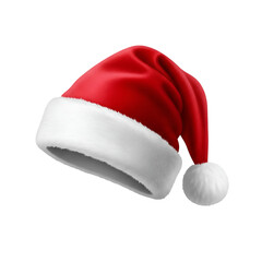 santa claus red hat isolated