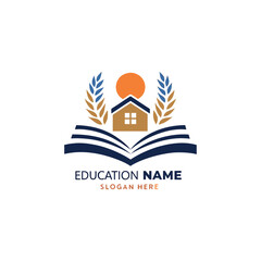 Modern education vector logo ideas symbolizing learning, innovation, and knowledge. Perfect for schools, universities, online courses, coaching centres, or educational