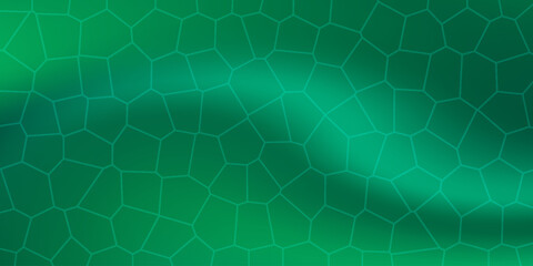 Light dark green holographic mesh wavy texture background abstract green gradation