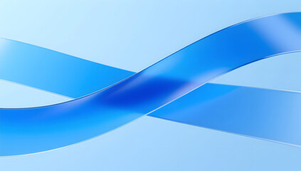 Fototapeta premium Abstract blue gradient background with technological flow