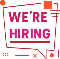we are hiring sign shows online shopping