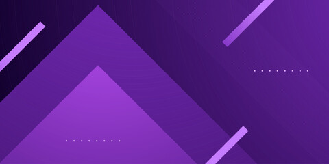 Simple abstract background with overlap triangle pattern concept design. Purple banner background papercut style. Eps10 vector
