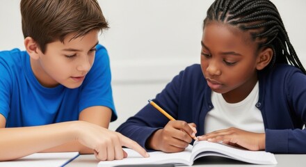 Children’s day celebration with kids learning and sharing in a classroom setting