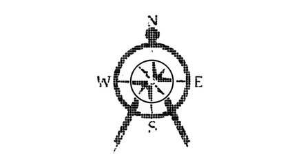 Powerful lion's head emerges from bold lettering symbolizing strength and courage