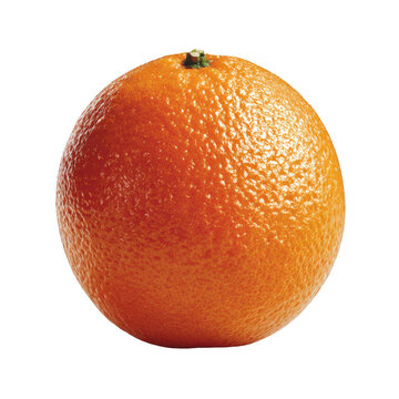 Fresh Orange Fruit for Healthy Lifestyle Concept isolated on transparent background.