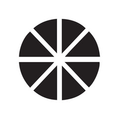 vector illustration of a pie chart