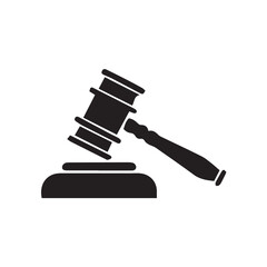 justice gavel vector illustration