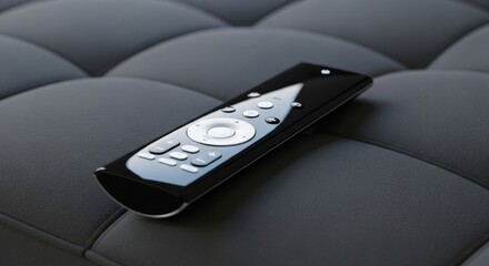 Remote control on sofa celebrating world television day - design for events and promotions