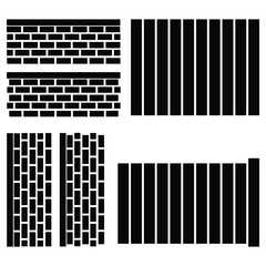 Vintage Fence and Gate Icons