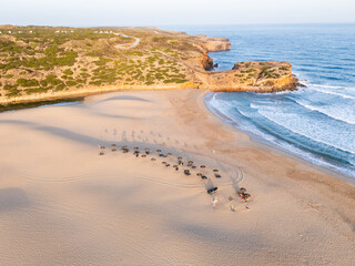 C&ocirc;tes portugaises vues de drone