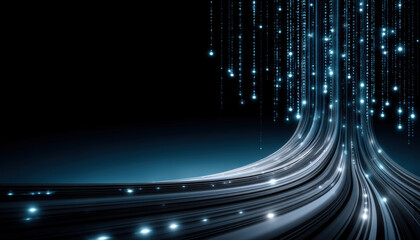 Phishing concept network stream data flow cybersecurity digital tunnel cyber attack information transfer protection threat detection